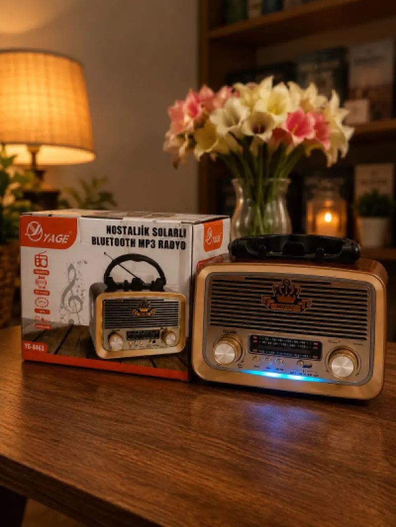 Yage Güneş Enerjili Mini Radyo (Yg-8463)