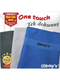 İlbay's 3’lü (Mavi Renk Serisi) Mikrofiber Temizlik Bezi 40x60 cm
