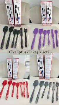 OKALİPTUS 6 Lı KAŞIK SETİ mor